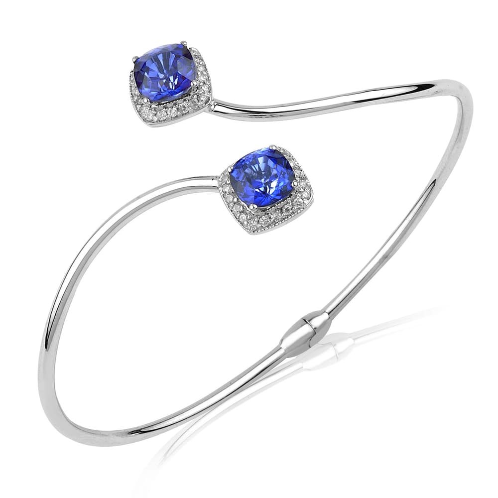 4.80 Karat Pırlanta Safir Bileklik