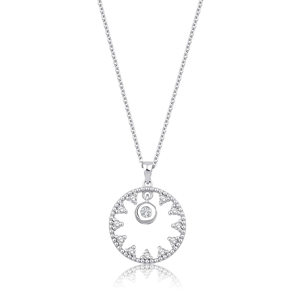 0.23 Karat Pırlanta Minimal Kolye