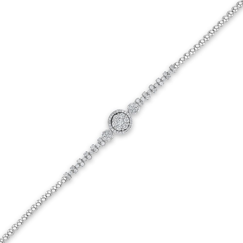 0.62 Karat Pırlanta Fantezi Coronet Bileklik