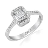 0.26 Karat Pırlanta Baget Yüzük 1
