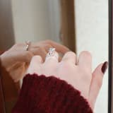 1.00 Karat D Color SI2 HRD Sertifikalı Pırlanta Tektaş Yüzük 5