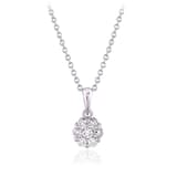 0.38 Karat Pırlanta Coronet Kolye 1