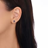 0.97 karat Pırlanta Safir Küpe 2
