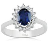 2.19 Karat Pırlanta Safir Yüzük 2