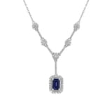 1.21 Karat Pırlanta Safir Kolye 1