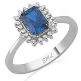 1.60 Karat Pırlanta Safir Yüzük 2