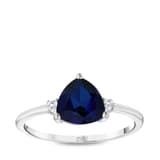 1.16 karat Pırlanta Safir Yüzük 2