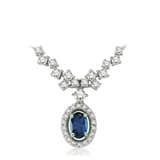1.92 Karat Pırlanta Safir Kolye 1