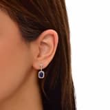 1.95 Karat Pırlanta Safir Küpe 3
