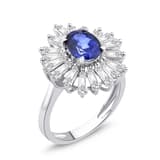 2.99 Karat Pırlanta Safir Yüzük 2