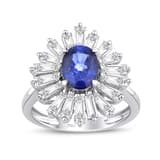 2.99 Karat Pırlanta Safir Yüzük 3