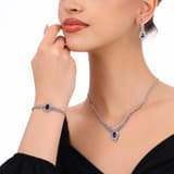 4.08 Karat Pırlanta Safir Küpe 3