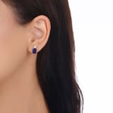 4.36 karat Pırlanta Safir Küpe 2