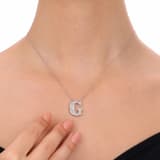 Pırlanta G Harf Baget Kolye 2