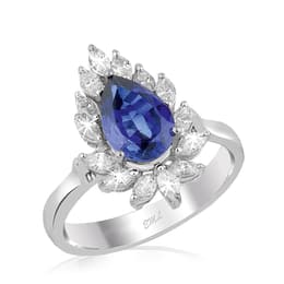2.68 Karat Pırlanta Safir Yüzük
