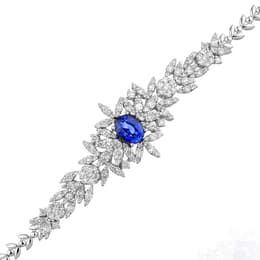 4.49 Karat Pırlanta Safir Bileklik