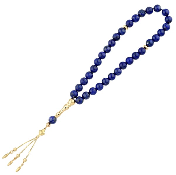 Altın Lapis Tesbih (Has Taşlı)