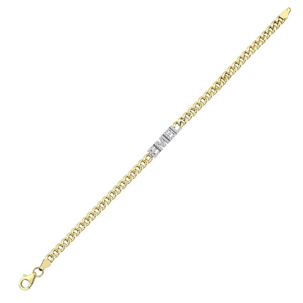 0.20 Karat Pırlanta İsim Bileklik (İstediğiniz İsim Yazılır)