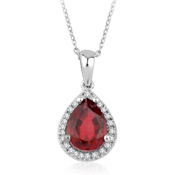 1.93 Karat Pırlanta Yakut Kolye