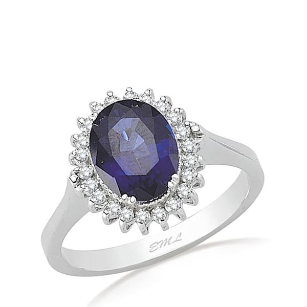 2.80 Karat Pırlanta Safir Yüzük